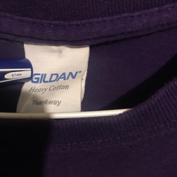 Purple embroidered short sleeve t-shirt size 10 /12 - Picture 2 of 4